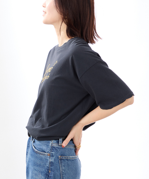 TICCA(ティッカ)の「TICCA ティッカ Tsh 0251426232(Tシャツ/カットソー・レディース・ネイビー・FREE)」の3枚目の写真