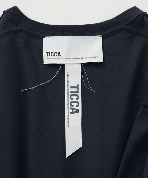 TICCA(ティッカ)の「TICCA ティッカ Tsh 0251426232(Tシャツ/カットソー・レディース・ネイビー・FREE)」の19枚目の写真