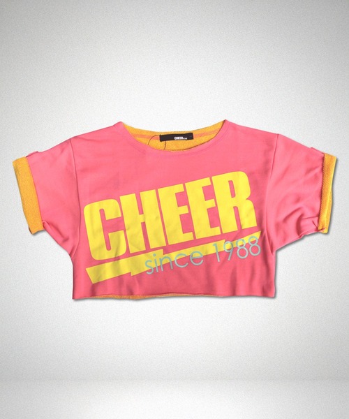 CHEER(チアー)の「スウェットショート丈トップス(Tシャツ/カットソー・レディース・ピンク/グリーン・S/M/L)」の10枚目の写真