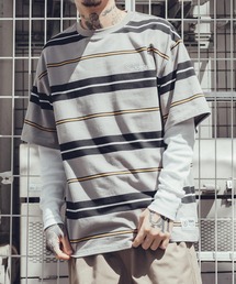 Subciety｜サブサエティ（メンズ）のTシャツ/カットソー（ボーダー柄