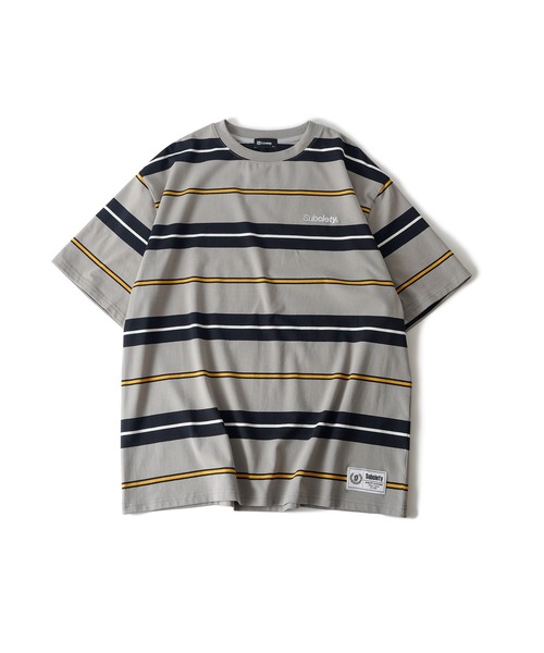 Subciety(サブサエティ)の「Border tee(Tシャツ/カットソー・メンズ・ブラック/パープル/グレー・SMALL/MEDIUM/LARGE/X-LARGE/XX-LARGE)」の12枚目の写真