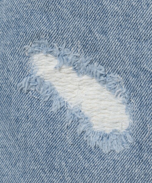 FREAK'S STORE（フリークスストア）の「クロスディテールペインターダメージスカート/デニムスカート（デニムスカート・レディース・サックスブルー・SMALL/MEDIUM）」の19枚目の写真