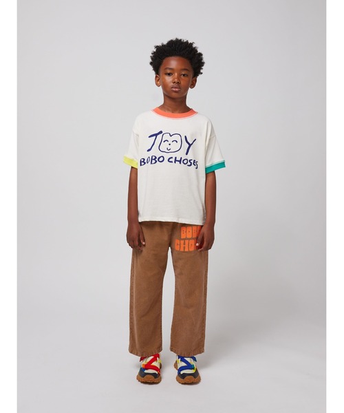 BOBO CHOSES（ボボショーズ）の「Bobo Choses woven pants（チノパンツ・キッズ・ブラウン・8-9y/4-5YEAR/2-3YEAR/10-11y）」の4枚目の写真