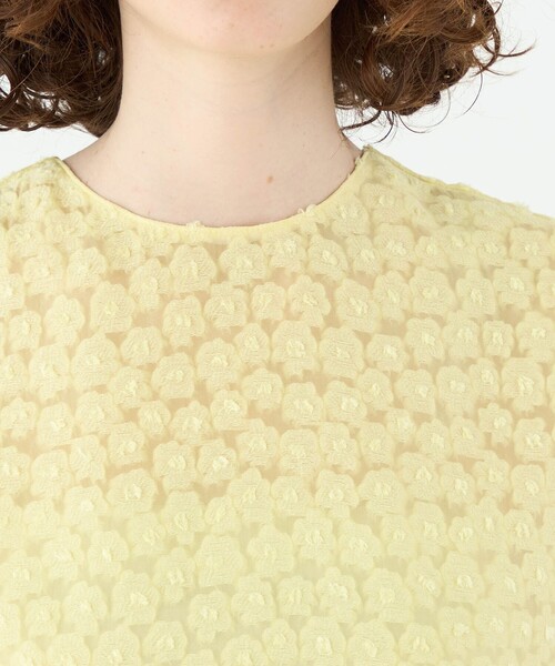 Ballsey トゥモローランド　アリッサムカットジャカード バレルヘムブラウス アリッサムカットジャカード バレルヘムブラウス