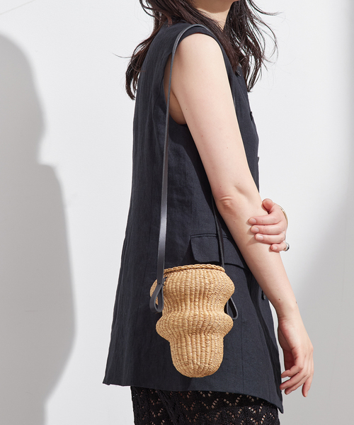 ines bressand イネスブレッサンド　mini wave かごバッグ ines bressand イネスブレッサンドmini wave かごバッグ