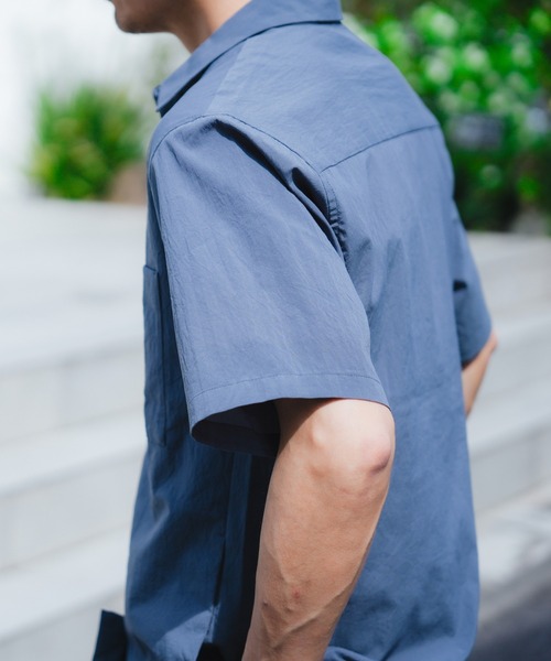 Snow Peak(スノーピーク)の「Snow Peak / Breathable Quick Dry Shirt 通気性 速乾 シャツ(シャツ/ブラウス・メンズ・ブラック/ブルー/ホワイト・S/M/L/XL)」の11枚目の写真