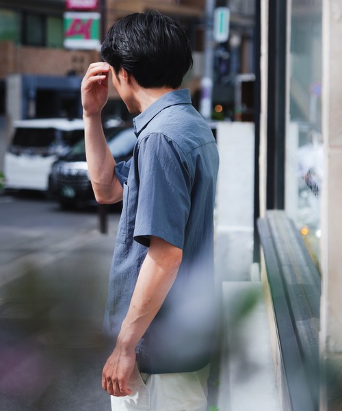 Snow Peak(スノーピーク)の「Snow Peak / Breathable Quick Dry Shirt 通気性 速乾 シャツ(シャツ/ブラウス・メンズ・ブラック/ブルー/ホワイト・S/M/L/XL)」の6枚目の写真