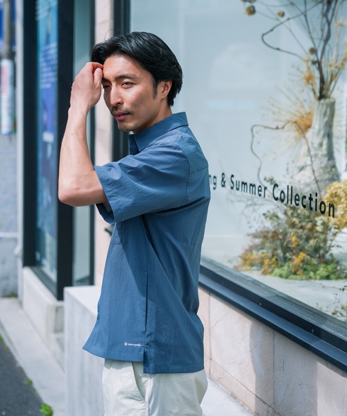Snow Peak(スノーピーク)の「Snow Peak / Breathable Quick Dry Shirt 通気性 速乾 シャツ(シャツ/ブラウス・メンズ・ブラック/ブルー/ホワイト・S/M/L/XL)」の7枚目の写真