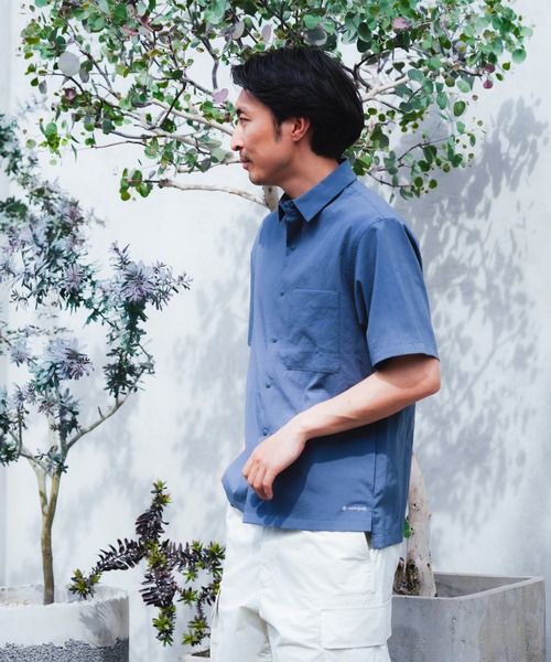 Snow Peak(スノーピーク)の「Snow Peak / Breathable Quick Dry Shirt 通気性 速乾 シャツ(シャツ/ブラウス・メンズ・ブラック/ブルー/ホワイト・S/M/L/XL)」の4枚目の写真