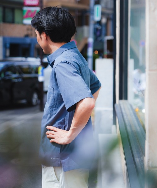 Snow Peak(スノーピーク)の「Snow Peak / Breathable Quick Dry Shirt 通気性 速乾 シャツ(シャツ/ブラウス・メンズ・ブラック/ブルー/ホワイト・S/M/L/XL)」の9枚目の写真