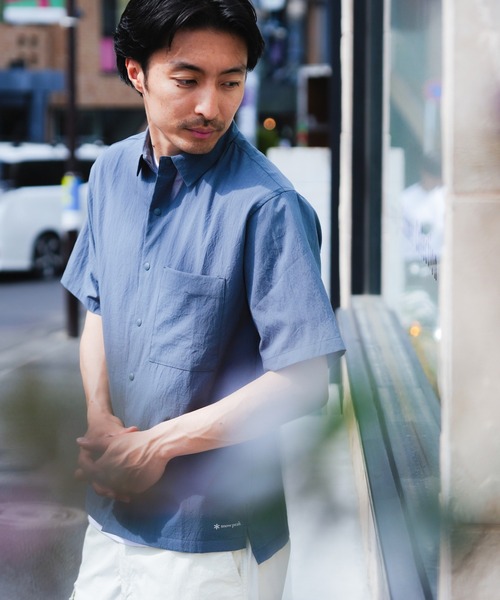Snow Peak(スノーピーク)の「Snow Peak / Breathable Quick Dry Shirt 通気性 速乾 シャツ(シャツ/ブラウス・メンズ・ブラック/ブルー/ホワイト・S/M/L/XL)」の10枚目の写真