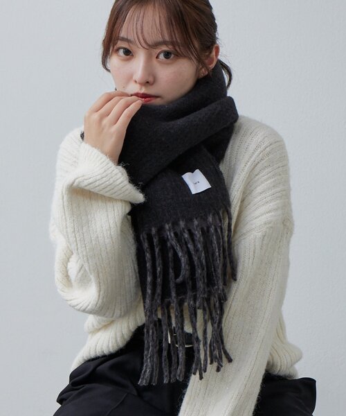 Lui's（ルイス）の「ソフトタッチボリュームロングリバーシブルマフラー（マフラー・メンズ・ブラウン/ブラック・FREE）」の18枚目の写真