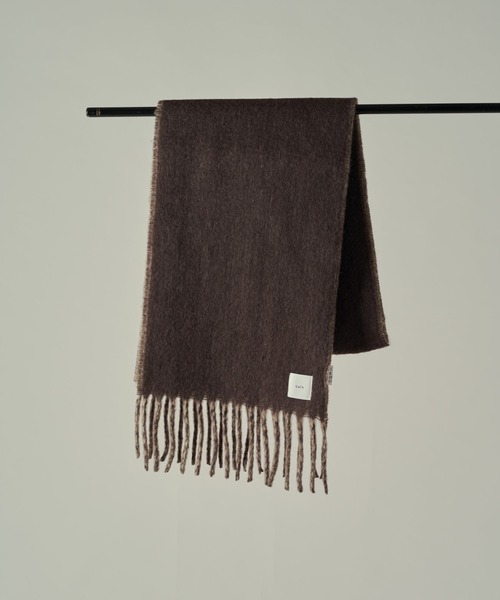 Lui's（ルイス）の「ソフトタッチボリュームロングリバーシブルマフラー（マフラー・メンズ・ブラウン/ブラック・FREE）」の15枚目の写真