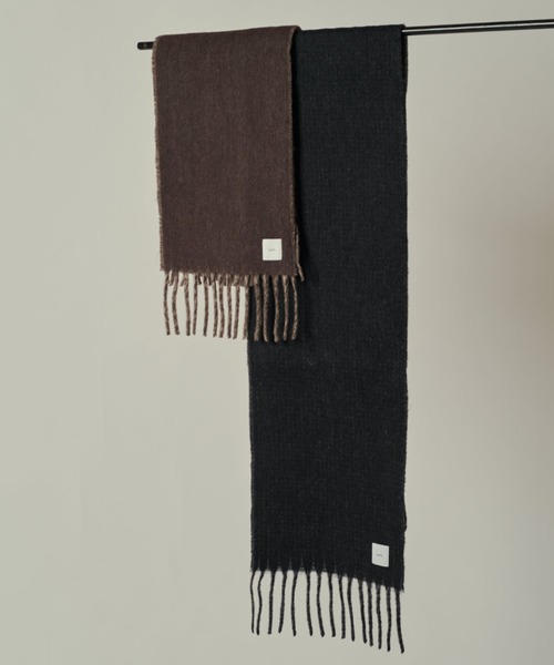 Lui's（ルイス）の「ソフトタッチボリュームロングリバーシブルマフラー（マフラー・メンズ・ブラウン/ブラック・FREE）」の17枚目の写真