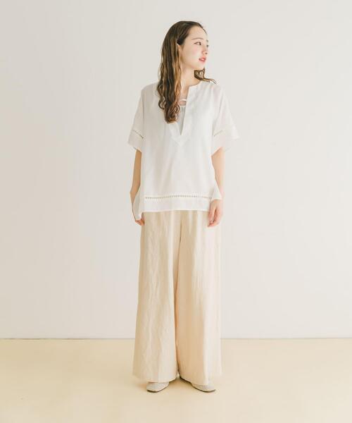 ITEMS URBANRESEARCH（アイテムズ アーバンリサーチ）の「ハンカチーフデザインブラウス（シャツ/ブラウス・レディース・ブラック/ホワイト・FREE）」の13枚目の写真