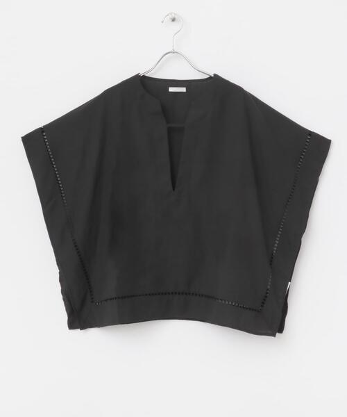 ITEMS URBANRESEARCH（アイテムズ アーバンリサーチ）の「ハンカチーフデザインブラウス（シャツ/ブラウス・レディース・ブラック/ホワイト・FREE）」の6枚目の写真