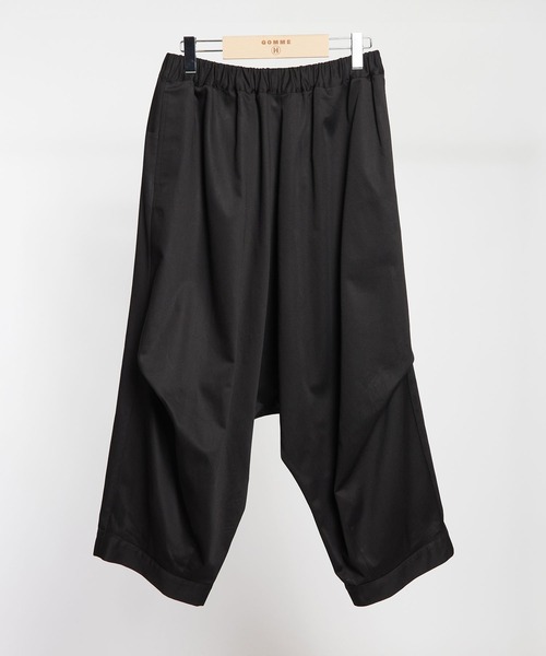 黒 サルエルパンツ タック入り 楽天市場】メール便送料無料 選べる6サイズ ゆるパンツ サルエルパンツ