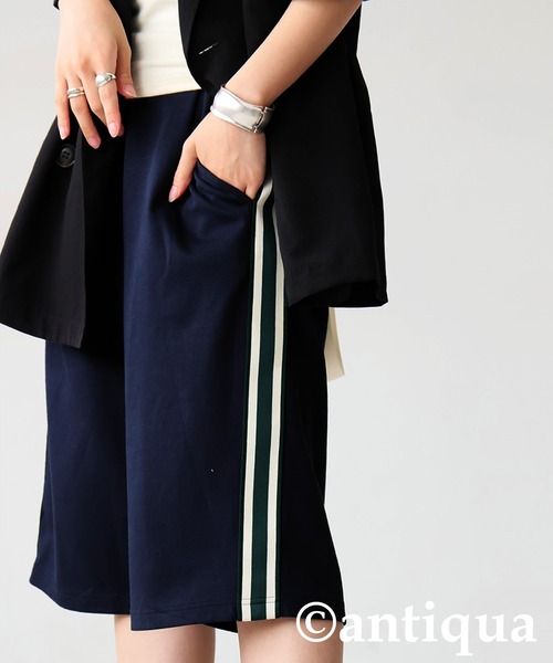 antiqua(アンティカ)の「ポンチハーフパンツ(その他パンツ・レディース・ネイビー/グレー/ブラック・ONESIZE)」の19枚目の写真