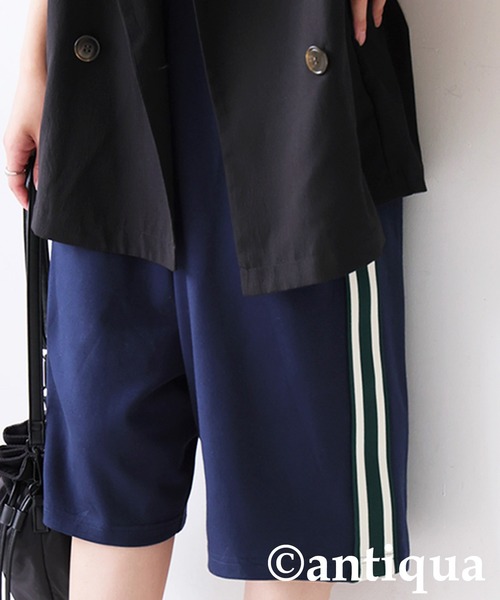 antiqua(アンティカ)の「ポンチハーフパンツ(その他パンツ・レディース・ネイビー/グレー/ブラック・ONESIZE)」の21枚目の写真