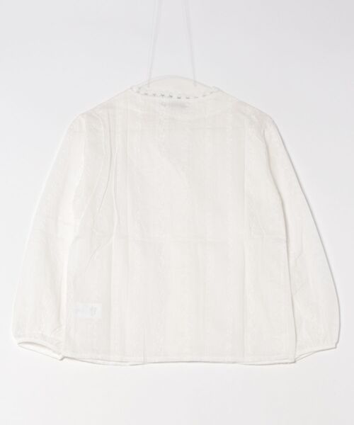 Ritzy(リッツィー)の「レースデザイン Vネック ブラウス(シャツ/ブラウス・レディース・ホワイト・M/L/XL)」の12枚目の写真