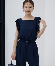 Maglie le cassetto（マーリエ ル カセット）の「【M Maglie le cassetto×吉田理紗コラボ】大人の甘辛サロペット（サロペット/オーバーオール）」