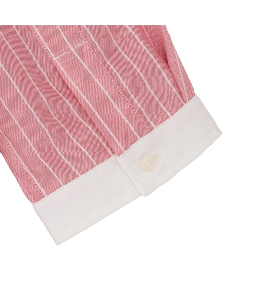 TOKYO SHIRTS（トウキョウシャツ）の「【Pitta Re:)】 レディースカジュアルシャツ Wガーゼ 七分袖 綿100%（シャツ/ブラウス・レディース・ピンク・S/M/L/LL）」の2枚目の写真