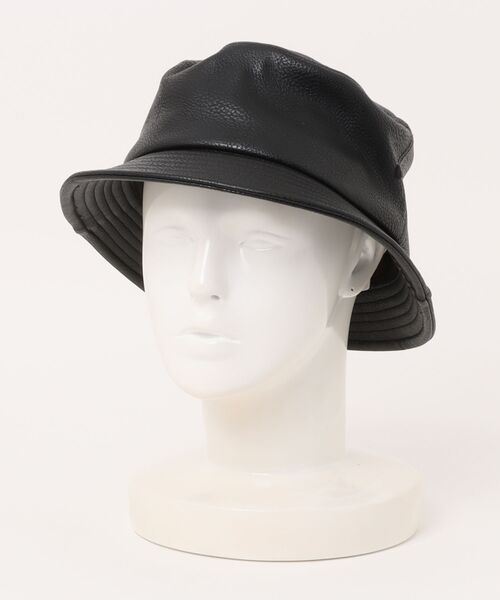 AVIREX（アヴィレックス）の「【RS】【AVIREX】SYNTHETIC LEATHER BUCKET HAT（ハット・メンズ・ブラック/ブラウン・FREE）」の8枚目の写真
