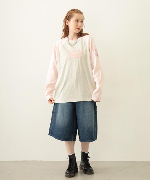 MILKFED.（ミルクフェド）の「LOGO PATCH B/B TEE（Tシャツ/カットソー・レディース・ホワイト/ブラウン/オートミール・M/L）」の18枚目の写真