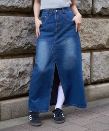 DURAS | フロントスリットデニムスカート(デニムスカート)