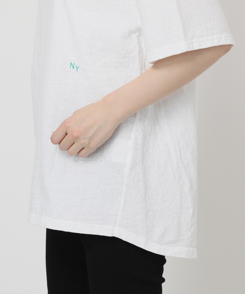 tシャツ 別注「RIDING HIGH/ライディングハイ」アップサイクルテンジクT レディース RIDING HIGH tシャツ 別注「RIDING HIGH/ライディングハイ