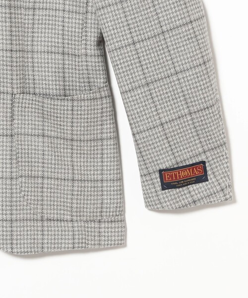 BRILLA per il gusto(ブリッラペルイルグースト)の「E.THOMAS ウールカシミヤ グレンチェック オーバーペーン ジャケット(その他アウター・メンズ・シルバー・42/44/46/48/50/52)」の7枚目の写真