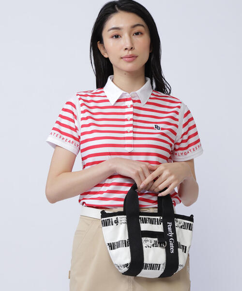 PEARLY GATES パーリーゲイツ ゴルフ ボーダー柄カートバッグ PEARLY GATES（パーリーゲイツ） ボーダー柄カートバッグ : PEARLY