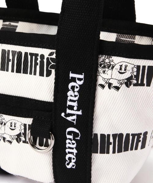 セール】【PEARLY GATES】ボーダー柄カートバッグ (UNISEX