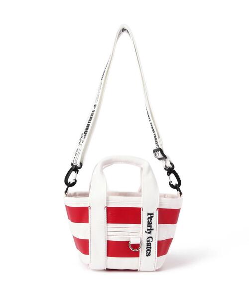 PEARLY GATES パーリーゲイツ ゴルフ ボーダー柄カートバッグ PEARLY GATES】ボーダー柄カートバッグ (UNISEX)