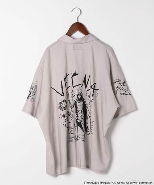 niko and...(ニコアンド)の「【STRANGER THINGS】コラボ開襟シャツ(シャツ/ブラウス・メンズ・アイボリー/ブラック・LARGE/MEDIUM)」の18枚目の写真