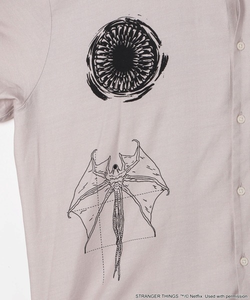 niko and...(ニコアンド)の「【STRANGER THINGS】コラボ開襟シャツ(シャツ/ブラウス・メンズ・アイボリー/ブラック・LARGE/MEDIUM)」の14枚目の写真