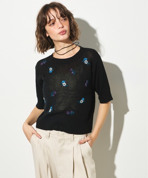 【美品】haus 糸衣のカシミヤ ニットセーター サイズ2 美品】haus 糸衣のカシミヤ ニットセーター サイズ2