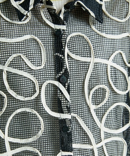 Soiunique（スワユニーク）の「コード刺繍メッシュデザイン半袖シャツ ［Soiunique］（シャツ/ブラウス・レディース・ホワイト・FREE）」の13枚目の写真