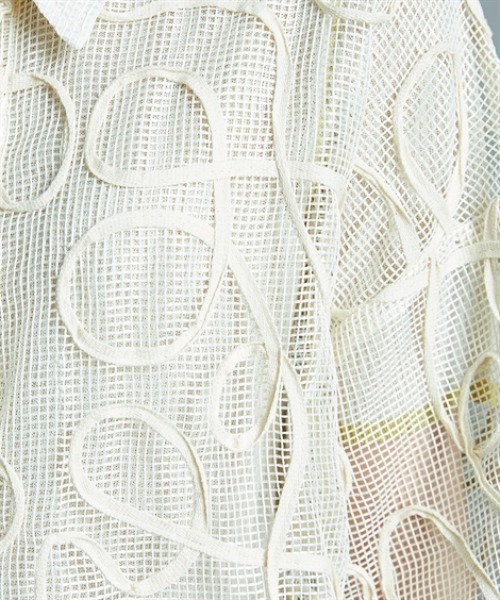 Soiunique（スワユニーク）の「コード刺繍メッシュデザイン半袖シャツ ［Soiunique］（シャツ/ブラウス・レディース・ホワイト・FREE）」の16枚目の写真