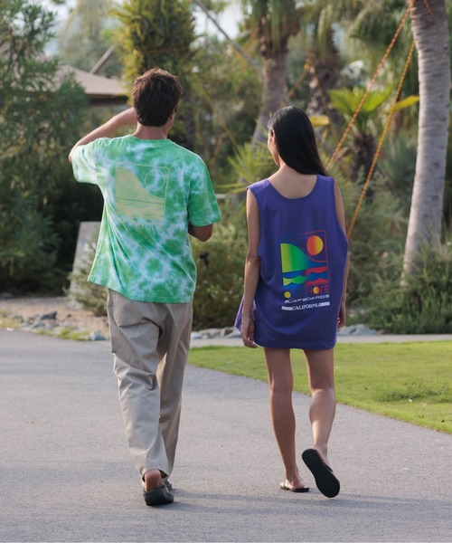 OFFSHORE(オフショア)の「TIE DYE LOGO TEE/オフショア タイダイ染め ロゴティーシャツ(Tシャツ/カットソー・メンズ・ライトグリーン/ライトグレー/ライトブルー・M/S/XL/L)」の16枚目の写真