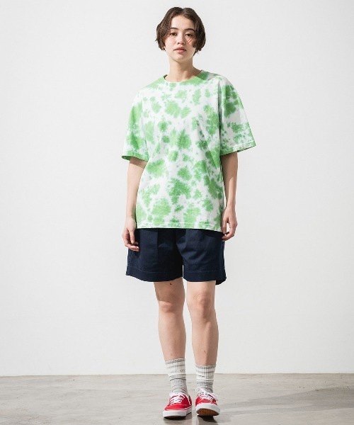 コムコム　タイダイT TIE DYE LOGO TEE/オフショア タイダイ染め ロゴティーシャツ（T