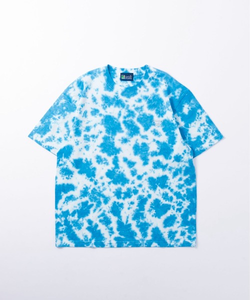 OFFSHORE(オフショア)の「TIE DYE LOGO TEE/オフショア タイダイ染め ロゴティーシャツ(Tシャツ/カットソー・メンズ・ライトグリーン/ライトグレー/ライトブルー・M/S/XL/L)」の22枚目の写真