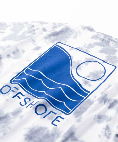 OFFSHORE(オフショア)の「TIE DYE LOGO TEE/オフショア タイダイ染め ロゴティーシャツ(Tシャツ/カットソー・メンズ・ライトグリーン/ライトグレー/ライトブルー・M/S/XL/L)」の5枚目の写真