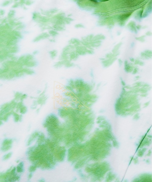 OFFSHORE(オフショア)の「TIE DYE LOGO TEE/オフショア タイダイ染め ロゴティーシャツ(Tシャツ/カットソー・メンズ・ライトグリーン/ライトグレー/ライトブルー・M/S/XL/L)」の7枚目の写真