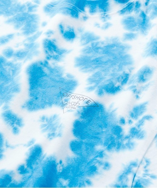OFFSHORE(オフショア)の「TIE DYE LOGO TEE/オフショア タイダイ染め ロゴティーシャツ(Tシャツ/カットソー・メンズ・ライトグリーン/ライトグレー/ライトブルー・M/S/XL/L)」の10枚目の写真