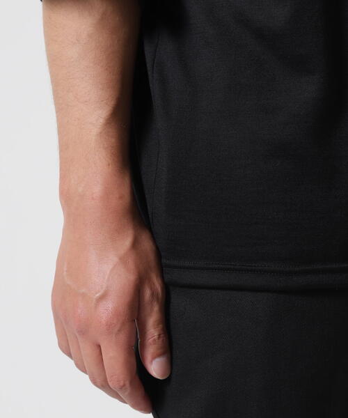 ROYAL FLASH（ロイヤルフラッシュ）の「A.F ARTEFACT/エーエフ・アーティファクト/Jumbo Cropped Tee（Tシャツ/カットソー・メンズ・ブラック・3/2）」の8枚目の写真