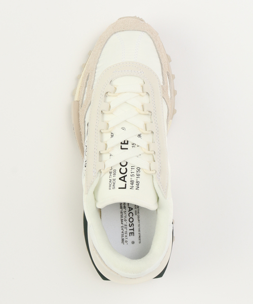 IENA（イエナ）の「LACOSTE/ラコステ ELITE ACTIVE SNEAKER スニーカー ELITEACTIVE（スニーカー・レディース・ベージュ/ホワイト・22.5cm/23cm/23.5cm/24cm/24.5cm）」の7枚目の写真