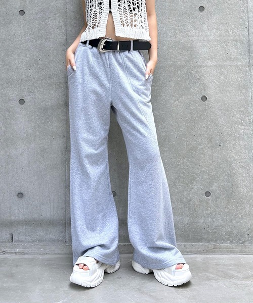 セール】【WEB限定】DAILYフレアスウェットパンツ（スウェット