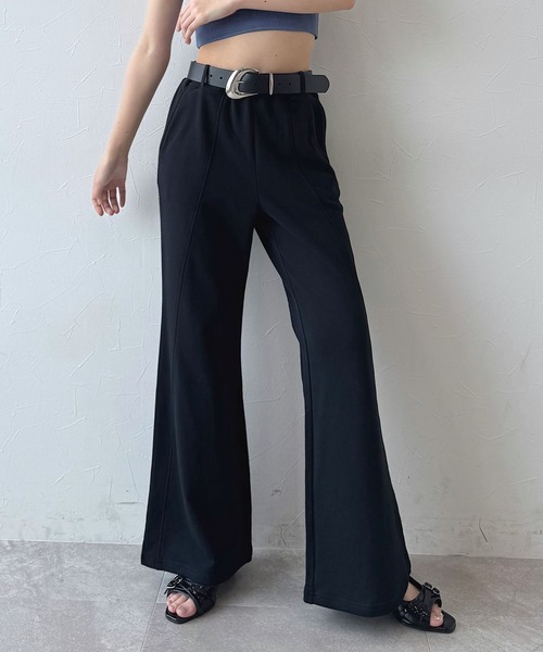 PAGEBOY（ページボーイ）の「【WEB限定】DAILYフレアスウェットパンツ（スウェットパンツ・レディース・ホワイト/ブラック/グレー/ピンク・MEDIUM/LARGE）」の19枚目の写真