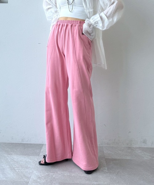 PAGEBOY（ページボーイ）の「【WEB限定】DAILYフレアスウェットパンツ（スウェットパンツ・レディース・ホワイト/ブラック/グレー/ピンク・MEDIUM/LARGE）」の22枚目の写真